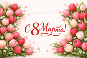 Поздравляем с международным женским днем